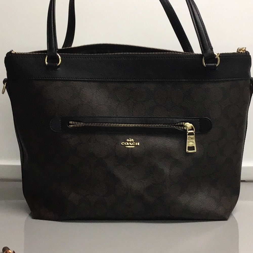 COACH GALLERY TOTE BAG IN SIGNATURE CANVAS - Picture 2 of 16